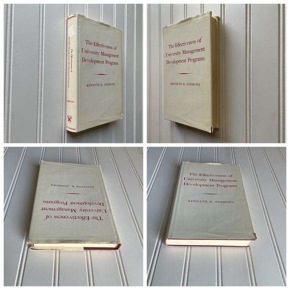 The Effectiveness of University Management Development Programs Book Andrews - Picture 3 of 11